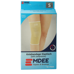Emdee Elastic support knie maat S huidskleur 1.00 Stuks