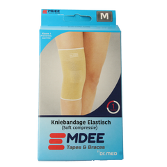 Emdee Elastic support knie maat M huidskleur 1.00 Stuks