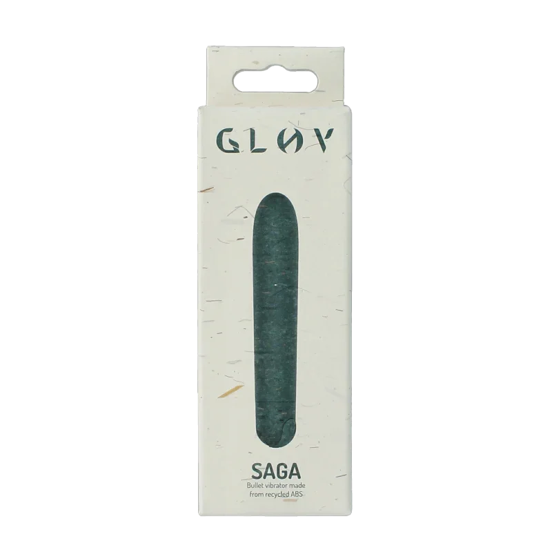 Glov Saga eco bullet vibrator groen 1.00 Stuks