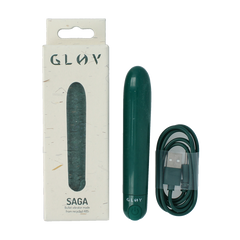 Glov Saga eco bullet vibrator groen 1 Stuks