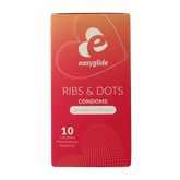 Easyglide Condooms ribs en dots 10 Stuks