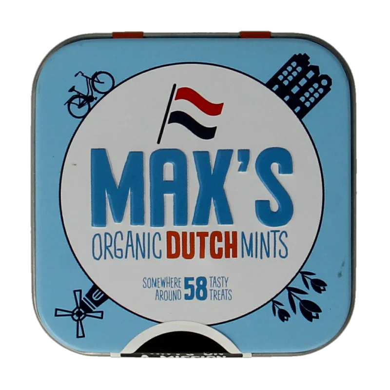 Max mints Dutch blikje vierkant bio 35 Gram