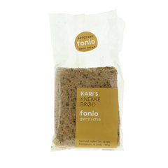 Kari's Crackers Knekkebrod fonio gierst/chia bio 195.00 Gram