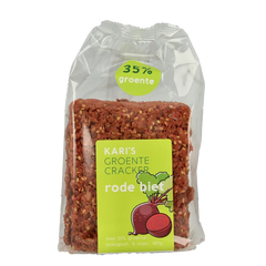 Kari's Crackers Groentecracker rode biet bio 180.00 Gram