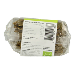 Kari's Crackers Groentecracker spinazie prei bio 170 Gram