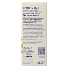Arctic Blue Algenolie DHA en EPA 150.00 Milliliter