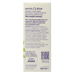 Arctic Blue Algenolie DHA en EPA 150 Milliliter