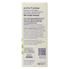 Arctic Blue Algenolie DHA en EPA 150 Milliliter
