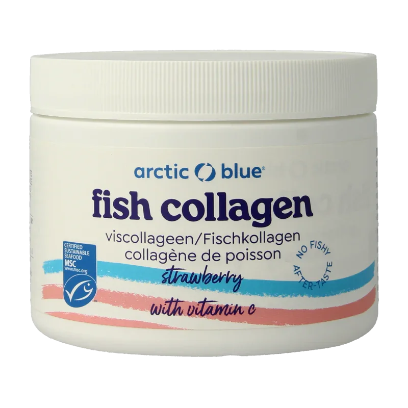 Arctic Blue Viscollageen poeder MSC aardbei 150 Gram