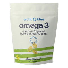 Arctic Blue Algenolie DHA met vitamine D 90 Softgels