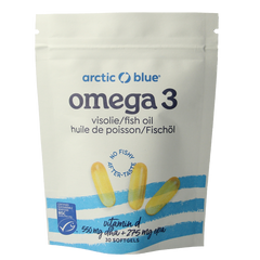 Arctic Blue Pure Alaska MSC visolie met vitamine D 30 Softgels