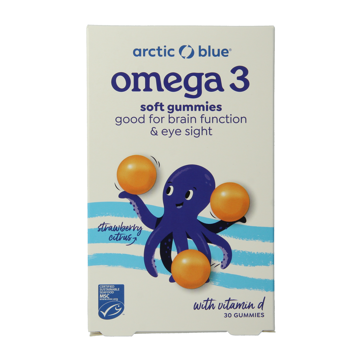 Arctic Blue Omega 3 gummy DHA EPA vitamine D 30.00 Gummies