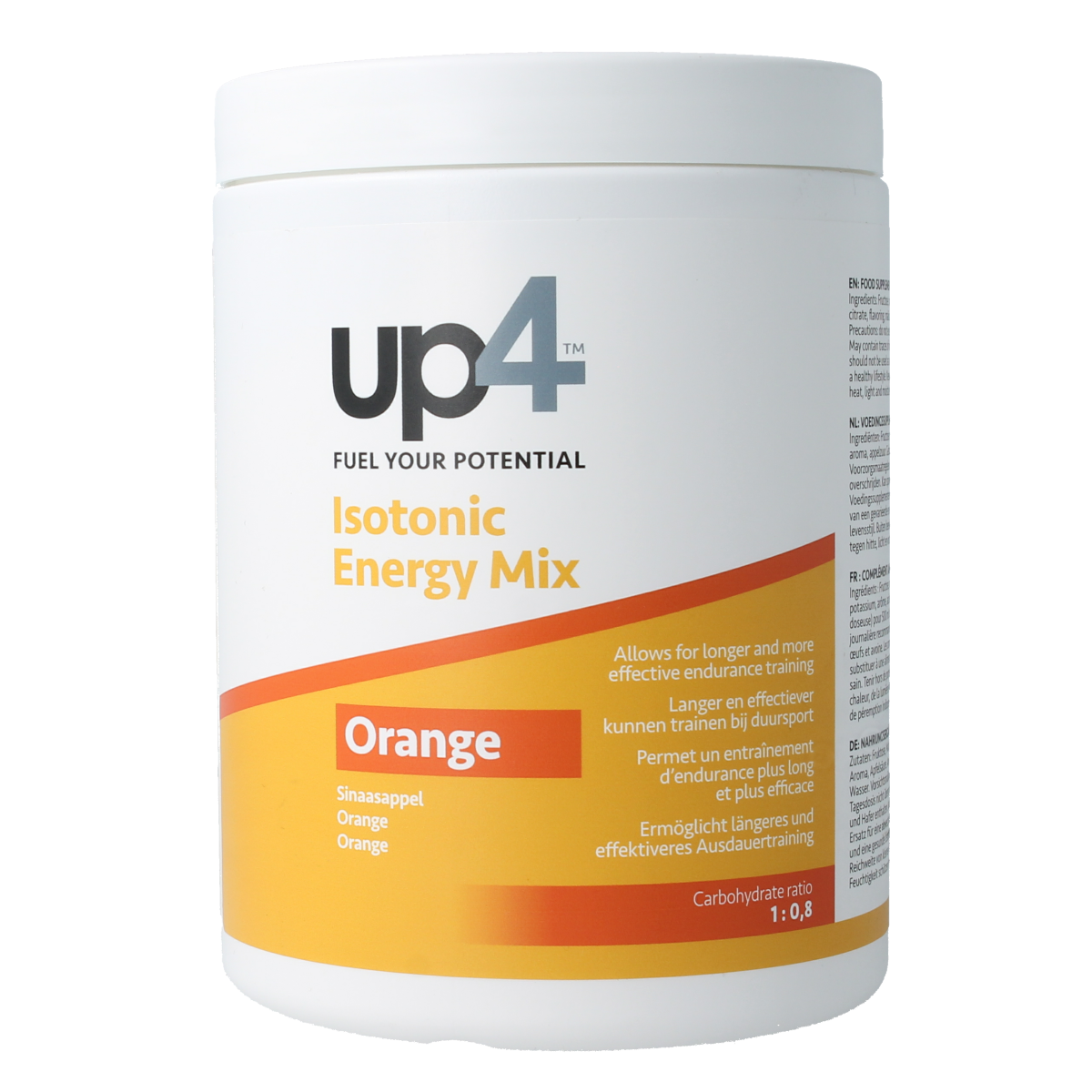UP4 Isotonic drink poeder sinaasappel 735.00 Gram