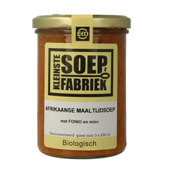 Kleinstesoepfabriek Afrikaanse maaltijdsoep met fonio en miso bio 400.00 Milliliter