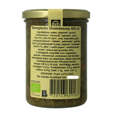 Kleinstesoepfabriek Groentesoep met munt en miso bio 400 Milliliter