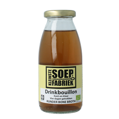 Kleinstesoepfabriek Drinkbouillon rund bio 245 Milliliter