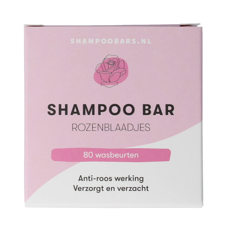 Shampoobars Shampoo bar rozenblaadjes 60 Gram