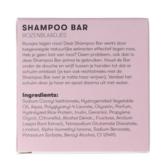 Shampoobars Shampoo bar rozenblaadjes 60.00 Gram