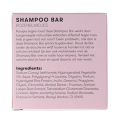 Shampoobars Shampoo bar rozenblaadjes 60 Gram