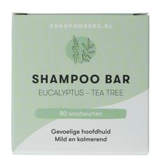 Shampoobars Shampoo bar eucalyptus & tea tree 60.00 Gram