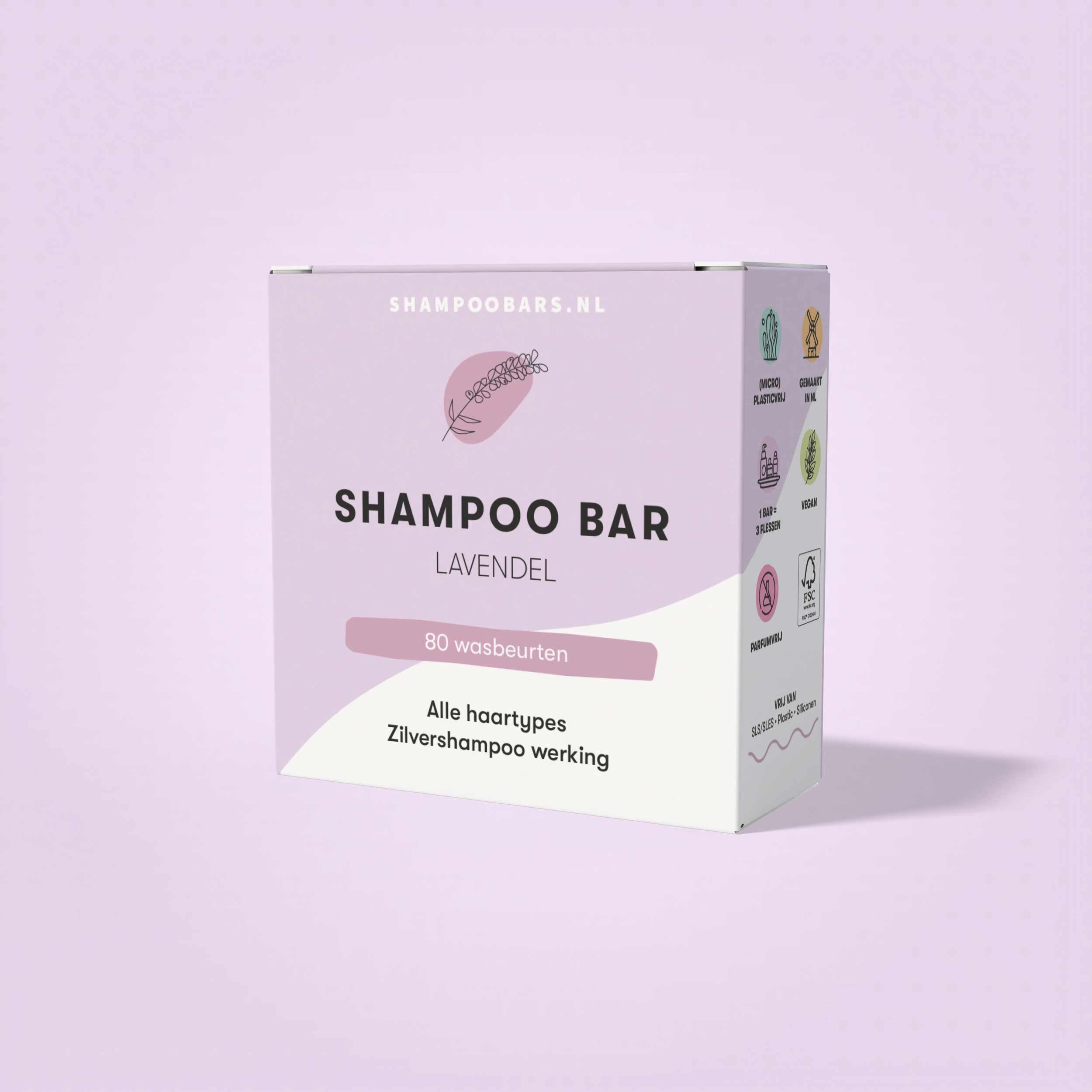 Shampoobars Shampoo bar lavendel 60 Gram