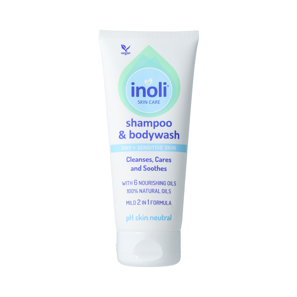 Inoli Shampoo wascreme vegan 200.00 Milliliter