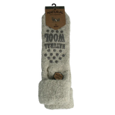 Apollo Slofsok anti slip unisex grijs/beige maat 43-46 1 Paar