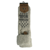 Apollo Slofsok anti slip unisex grijs/beige maat 43-46 1 Paar