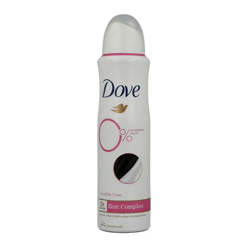 Dove Deodorant spray invisible care 0% 150 Milliliter