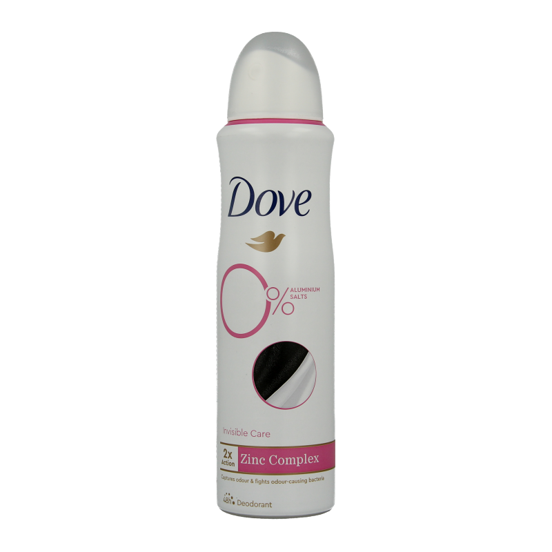 Dove Deodorant spray invisible care 0% 150 Milliliter