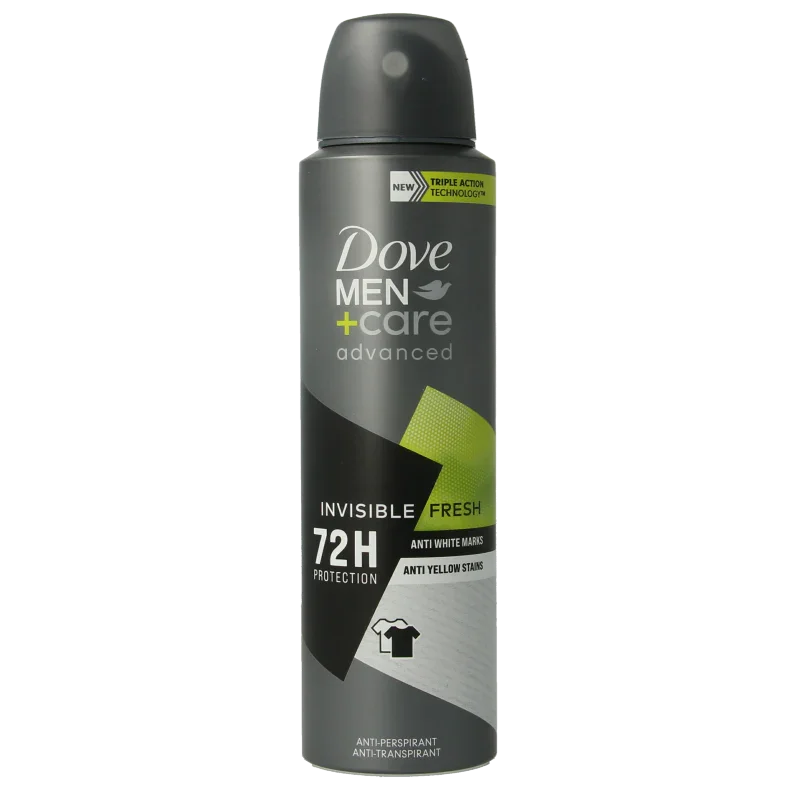 Dove Deodorant spray men+ care invisible fresh 150 Milliliter