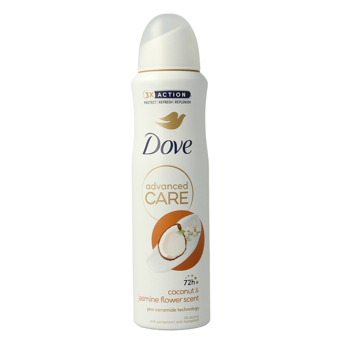 Dove Deodorant spray advanced coconut & jasmine 150.00 Milliliter