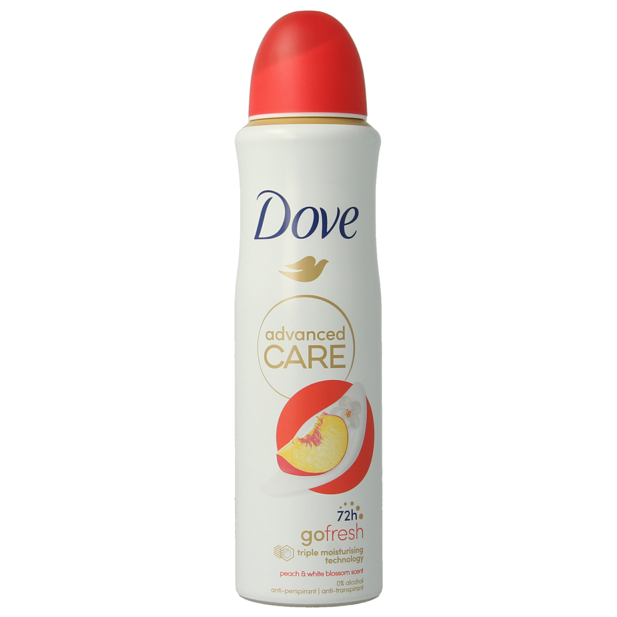 Dove Deodorant spray go fresh peach 150.00 Milliliter