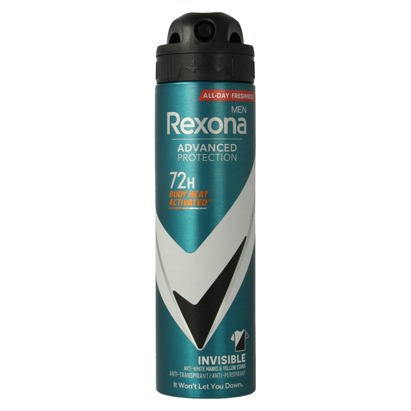 Rexona Deodorant spray invisible black & white 150 Milliliter