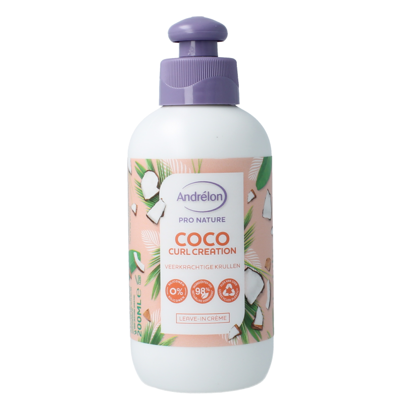 Andrelon Leave-in creme coco curl creation 200 Milliliter