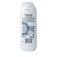 Neutral Baby wasgel/shampoo 2 in 1 250 Milliliter