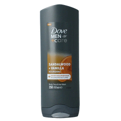 Dove Showergel men sandalwood & vanilla 250 Milliliter