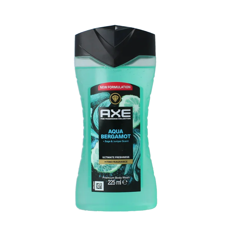 AXE Showergel aqua bergamot 225 Milliliter
