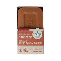 Seepje Hand en lichaamszeep vetiver cederhout 120.00 Gram