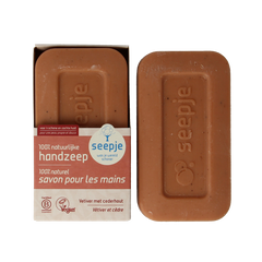 Seepje Hand en lichaamszeep vetiver cederhout 120 Gram