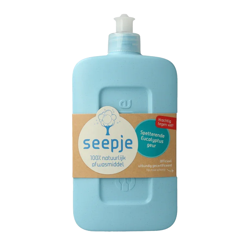 Seepje Afwasmiddel spetterende eucalyptus 500 Milliliter