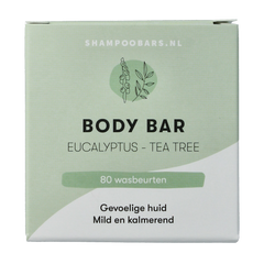 Shampoobars Body bar eucalyptus & tea tree 60 Gram