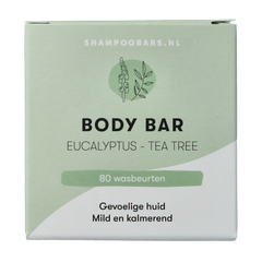 Shampoobars Body bar eucalyptus & tea tree 60.00 Gram