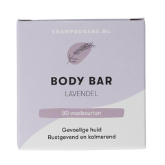 Shampoobars Body bar lavendel 60.00 Gram