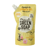 Marcel's Green Soap Showergel vanille & kersenbloesem navulling 500 Milliliter