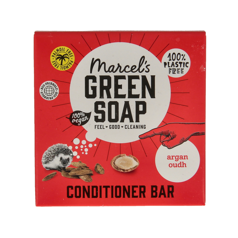 Marcel's Green Soap Conditioner bar argan & oudh 60 Gram