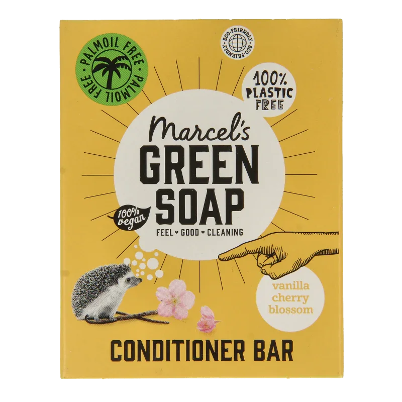 Marcel's Green Soap Conditioner bar vanilla & cherry blossom 60 Gram