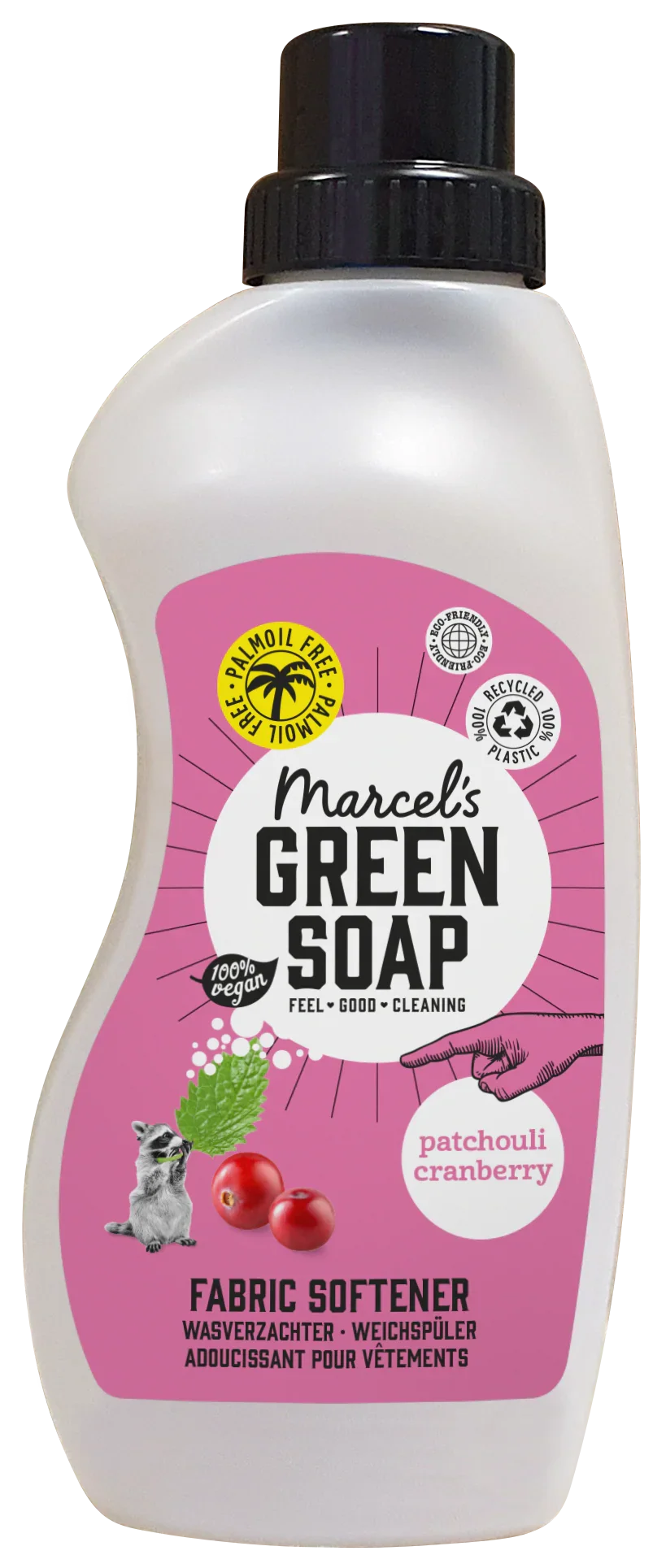 Marcel's Green Soap Wasverzachter patchouli & cranberry 750 Milliliter