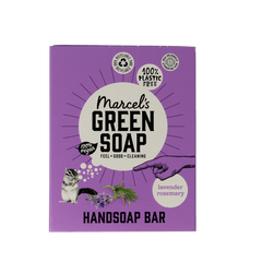 Marcel's Green Soap Handzeep bar lavender & rosemary 90.00 Gram