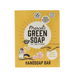 Marcel's Green Soap Handzeep bar vanille & kersenbloesem 90 Gram